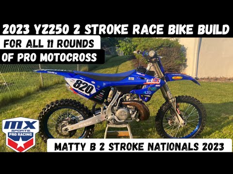 My 2023 Pro Motocross YZ250 2 Stroke Race Bike Build