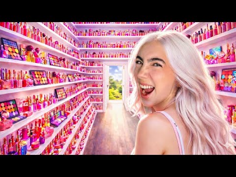 HICE LA PARED de MAQUILLAJE MÁS GRANDE DEL MUNDO