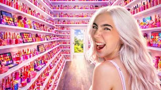 HICE LA PARED de MAQUILLAJE MÁS GRANDE DEL MUNDO