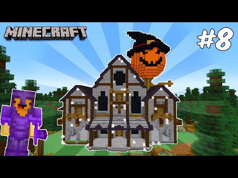 Rake - I Built a GIANT HAUNTED Mansion! Minecraft Let's Play Episode 8...