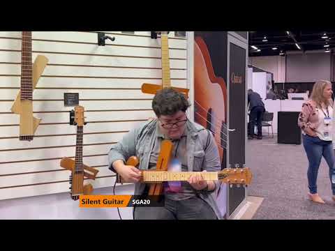 2023 NAMM show | Chateau guitar #silent #electric