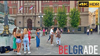 Download lagu A Hot Summer in Serbia | Belgrade Walking Tour | Walking through Knez Mihaila [4K HDR] mp3