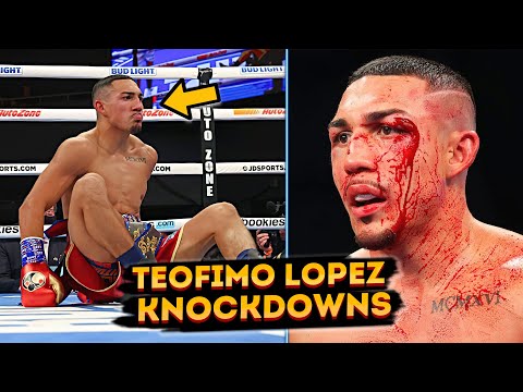 Teofimo Lopez ALL KNOCKDOWNS. 2 Fights when Teofimo Lopez gets Dropped HIGHLIGHTS HD BOXING