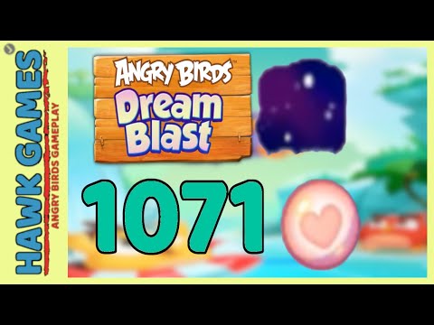 Angry Birds Dream Blast Level 1071 - Walkthrough, No Boosters