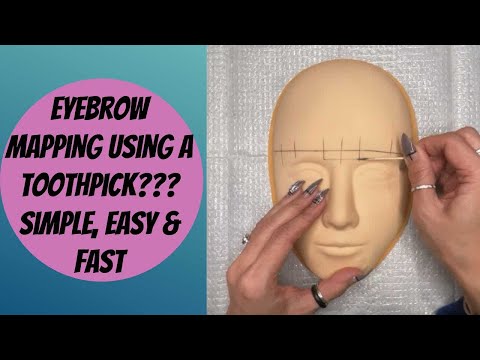 HOW TO DO EYEBROW MAPPING SIMPLE, EASY AND FAST!