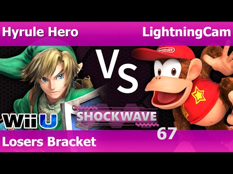 SW 67 Smash 4 - Hyrule Hero (Link) vs LightningCam (Diddy) - Losers Bracket