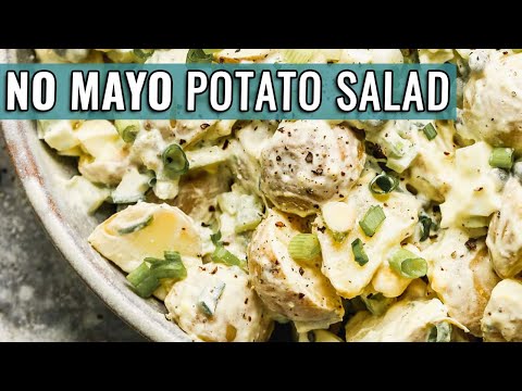 HEALTHY Potato Salad Without Mayo