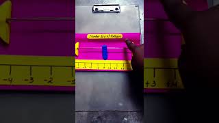 how to make a number line model #tlm # teacher learning materials in easy and beautiful way