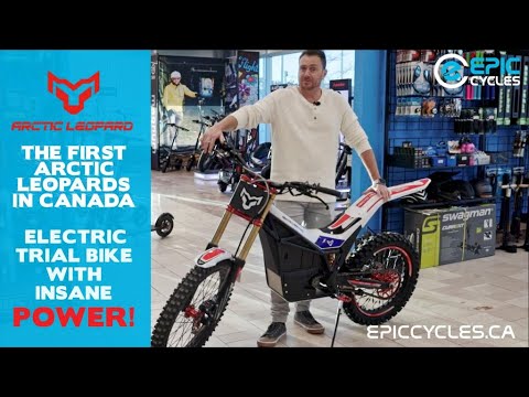 Arctic Leopard Trials Electric Dirt Bike Overview