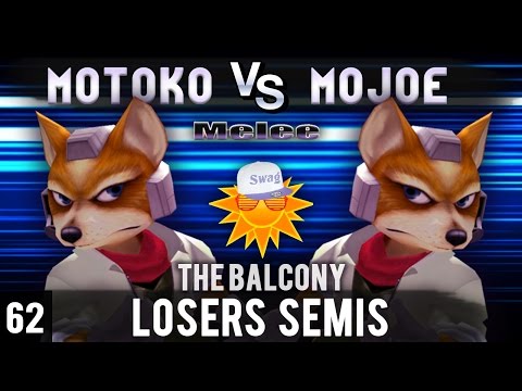 Melee @ the Balcony 62 - Losers Semis ft. Motoko (Fox) VS Mojoe (Fox)