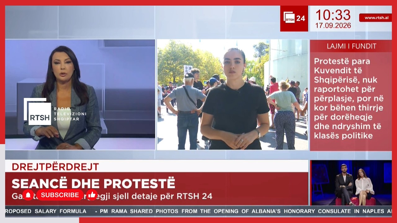 Seanca plenare nis mes protestave, policia blindon perimetrin e Kuvendit
