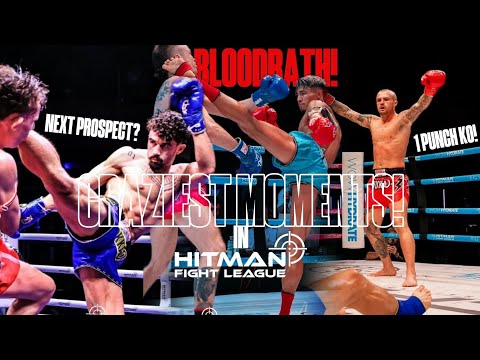 CRAZIEST MOMENTS in Hitman Fight League! Muaythai wars, Comeback Knockouts & more 🔥🩸