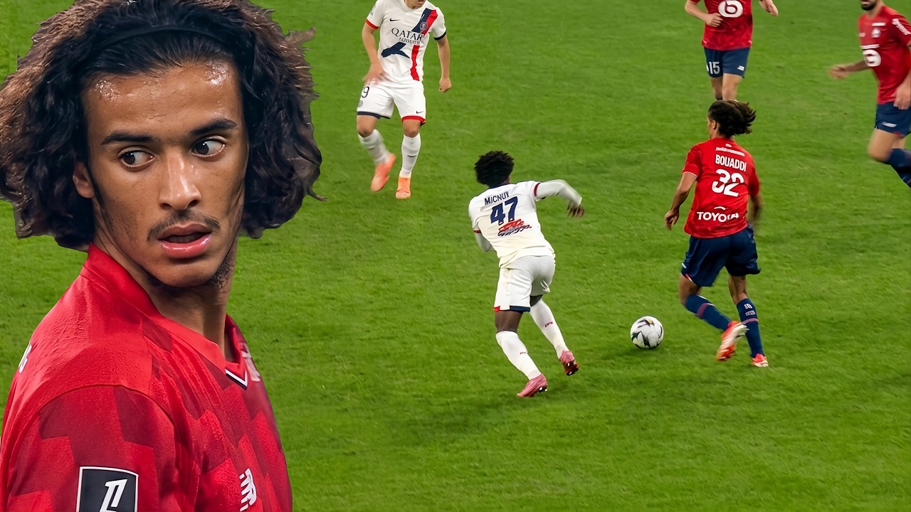 18 years old Ayyoub Bouaddi vs PSG | Liverpool TARGET  🔴