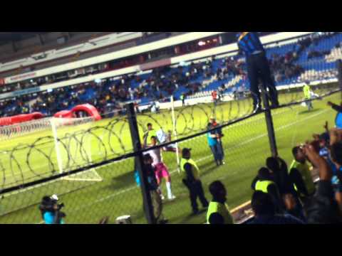 "Resistencia Albiazul - José Guadalupe Martínez" Barra: La Resistencia Albiazul &bull; Club: Querétaro