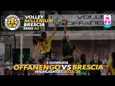 Highlights | Matchday 5 of Serie A2 Tigotà | Bressan Offanengo vs. Valsabbina Millenium Brescia