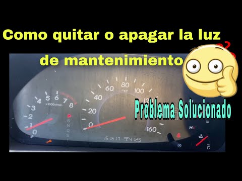 COMO QUITAR LUZ DE MANTENIMIENTO HONDA ODYSSEY 2006