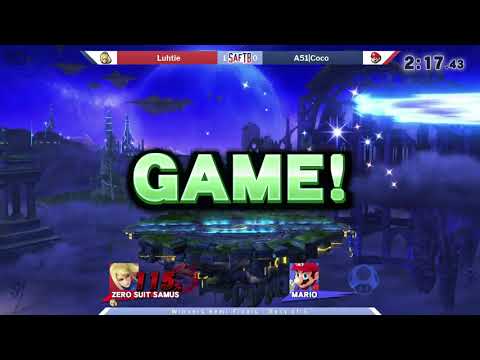 Saturdays are for the Boys Winners Semis - Luhtie (Zero Suit Samus) vs A51|Coco (Mario)