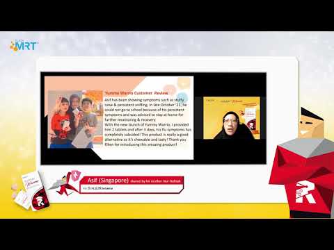 After 3 days, his flu symptoms has completely subsided! Yummy Warrio Elken Fizah Singapore Dec 2021