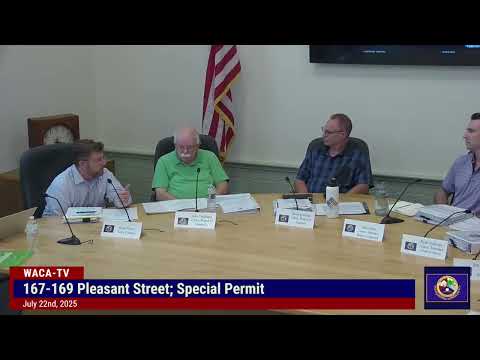 Ashland Zoning Board July 22nd, 2025 – 7:00 PM TOWN HALL