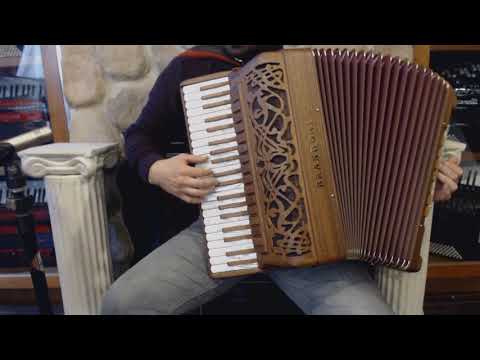 BRAN148WLI - Mahogany Brandoni 148W Infinity Piano Accordion LMMH 41 120 $9999