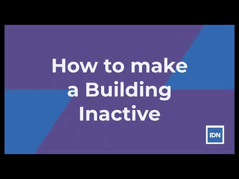 How to make a Building Inactive