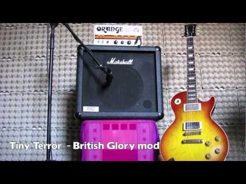 Home recording with my British Glory modded Tiny Terror - Rock & Heavy Sounds