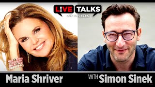 Maria Shriver in conversation with Simon Sinek at Live Talks Los Angeles
