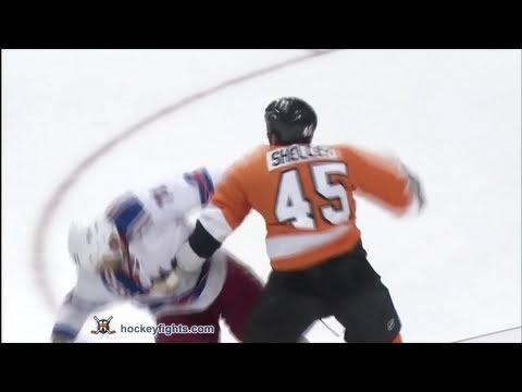 Michael Rupp vs Jody Shelley Apr 3, 2012