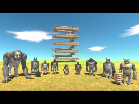 Mutant Primates Tower - Animal Revolt Battle Simulator