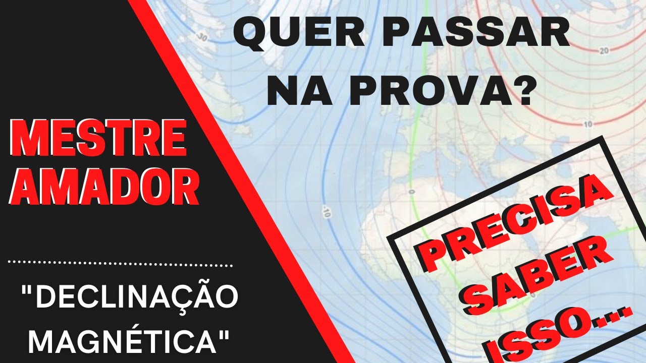 [MESTRE AMADOR] - Atualizando a Declinação Magnética pela Rosa dos Ventos, para 2021! Aula 02