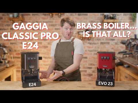 Testing The Gaggia Classic Pro E24 Vs Evo Pro 23.