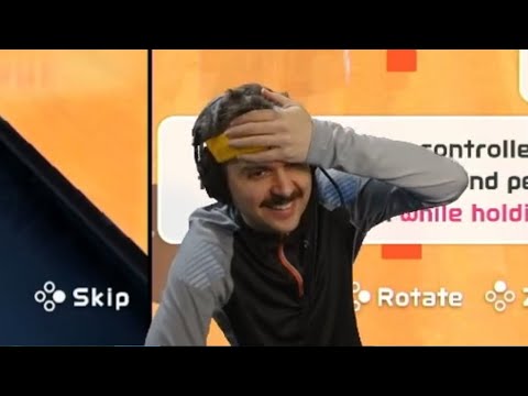 Lewis dented the ceiling with the switch remote