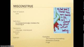 Vocab Unit 11 Video