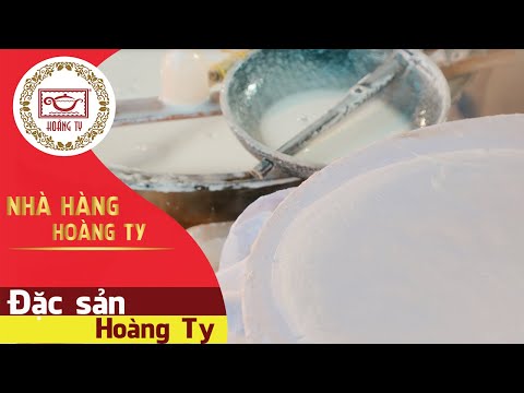 Bánh tráng trảng bàng Hoàng Ty, món ngon với cách làm bánh tráng phơi sương, rau sạch từ Tây Ninh