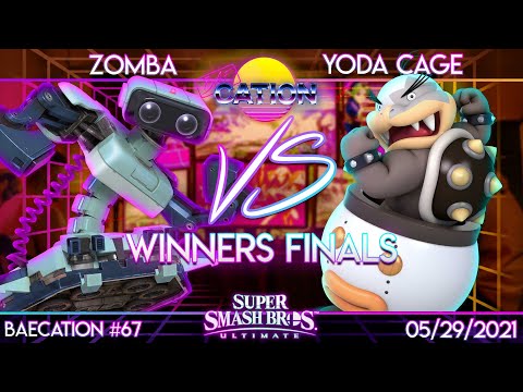 Baecation #67 - Smash Ultimate - Zomba (ROB) vs. DU | Yoda Cage (Bowser Jr.) - Winners Finals