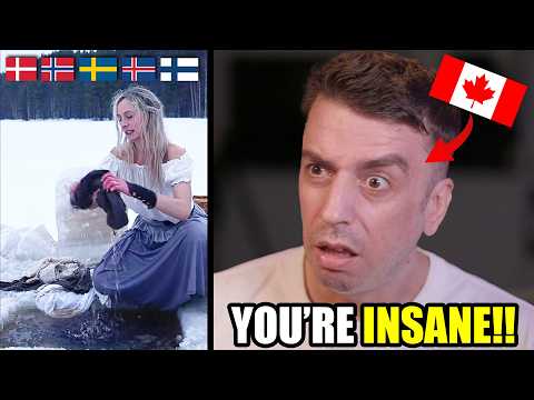 Canadian Reacts to Nordic TikToks