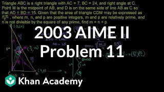 2003 AIME II Problem 11.avi