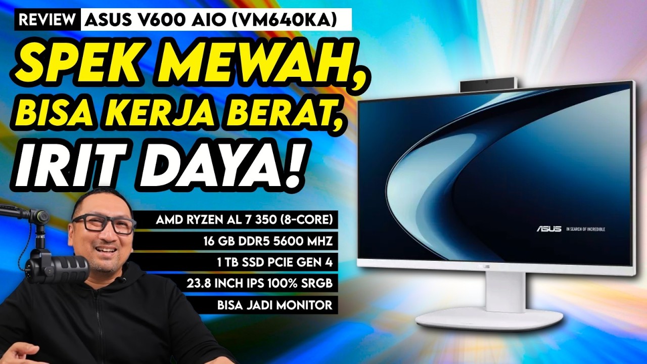 Review ASUS V600 AiO (VM640KA): PC Hemat Daya Buat Kerja Berat, Gaming, & AI
