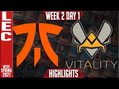 FNC vs VIT Highlights | LEC Spring 2021 W2D1 | Fnatic vs Team Vitality
