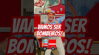 VROOM VROOM! 🚒 Blippi Dirige um Caminhão de Bombeiros! #shorts #blippi #veículos