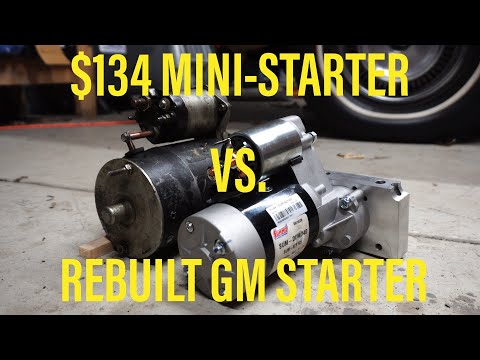 $134 Summit Racing High Torque Mini-Starter Vs. Rebuilt Chevy Starter