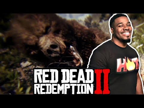 ATTACKED BY A GIANT BEAR OMG ! Red Dead Redemption 2 Walkthrough Gameplay Part 6 - (RDR2)