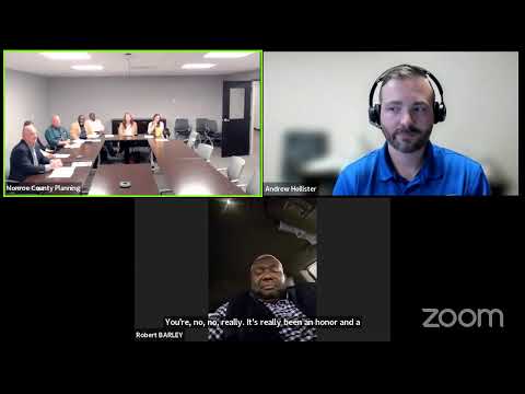 Monroe Co. Planning Board - Regular Meeting