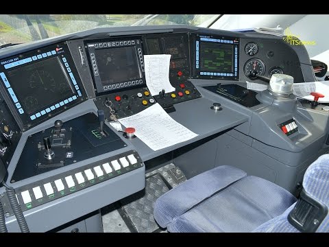 ED250-016 Pendolino PKP IC Premium na dworcu Warszawa Wschodnia. Środek i kabina maszynisty..