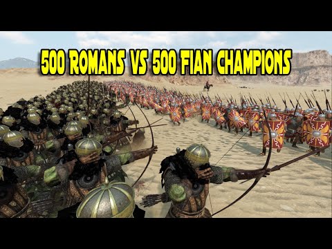 500 Romans vs 500 Fian Champions - Mount & Blade 2: Bannerlord