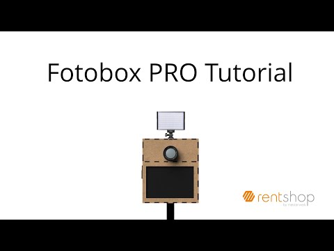 Fotobox PRO Anleitung | rentshop Schweiz