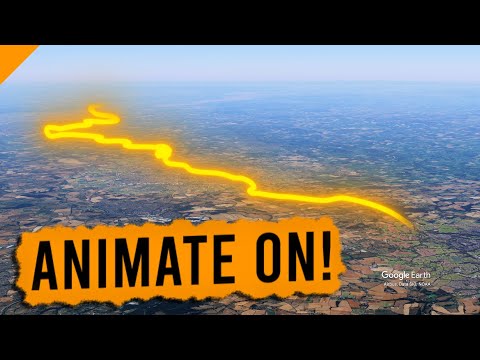 Animate on a KML Route in Google Earth Studio