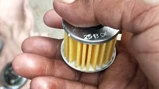 Engine oil filter change #hondashinebs62023model