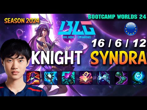 BLG Knight SYNDRA vs YONE Mid - Patch 14.20 EUW Ranked WORLDS 2024 Bootcamp | lolrec