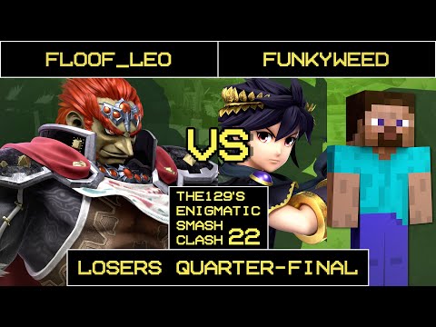 ESC 22 Smash Ultimate Losers Quarter-Final - Floof_Leo (Ganondorf) Vs. Funkyweed (Dark Pit, Steve)